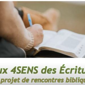 20-21/01 Prendre ce qui est raconté dans la Bible