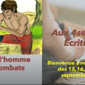 21-22/02 Jacob, l'homme des combats partie 1