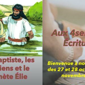 21-22/05 Extrait de Jean Batiste, Esséniens et Élie